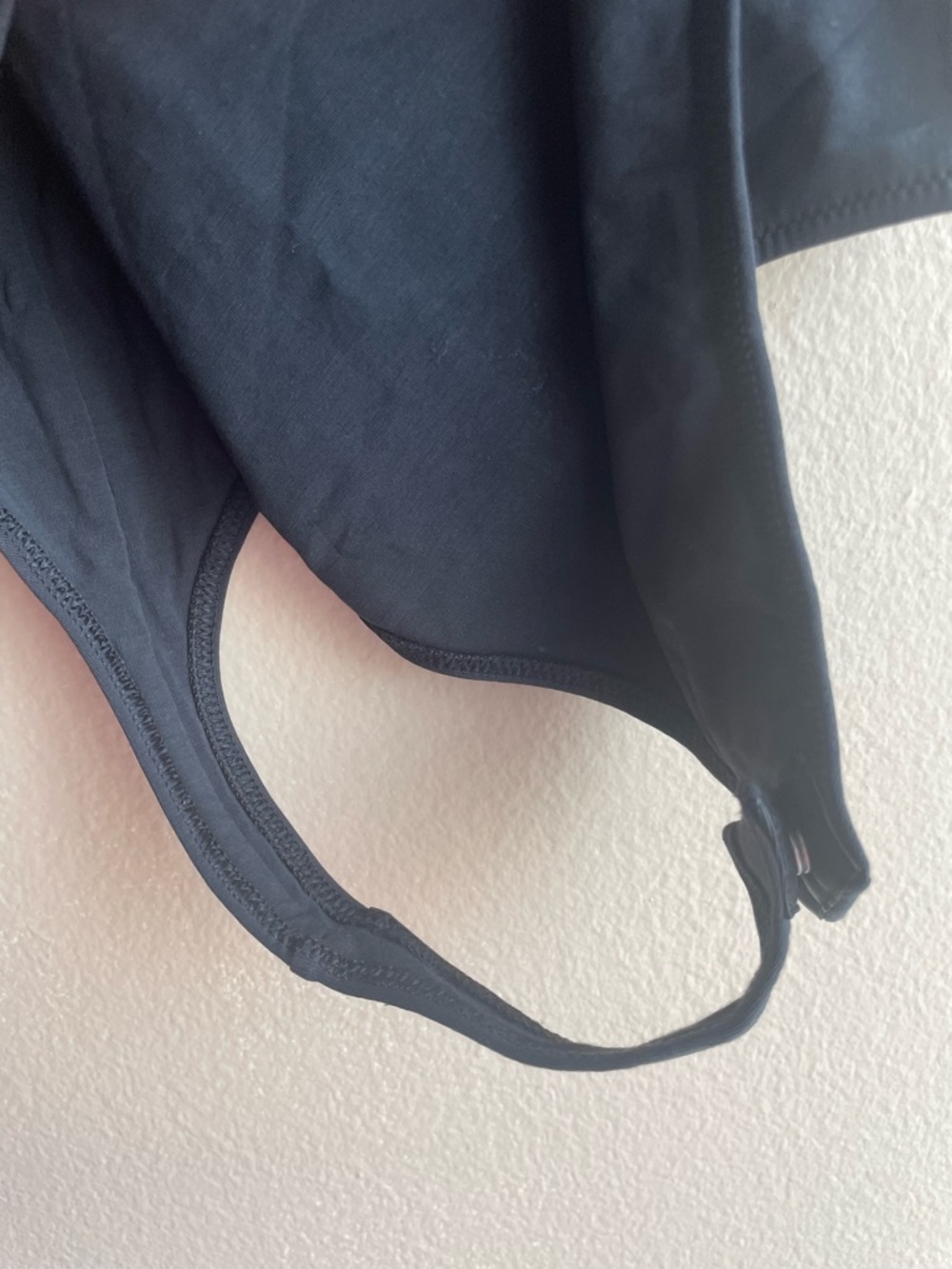 New Everlane Women Black Bodysuit Short Sleeve Size Large - Picture 5 of 7